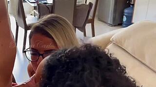 Gym Personal Trainer And Husband Double Penetrate My Ass And Pussy With Toys And Strap-On