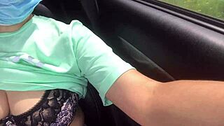 Hey bored in quarantine so i'm fingering my fat pussy and ass right here in the car