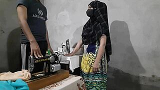 Tailor Brutally Fucks Beautiful Indian Muslim Girl's Tight Ass