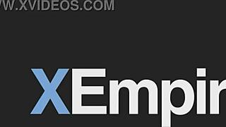 petite alexa tae bent over for monster cock's hardcore anal deepthroat ride