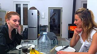 insatiable redhead stella craves two cocks for anal and facial