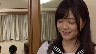 naughty girlfriend flashes huge tits and wet panties near her watching friend part 1