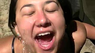 BDSM Slave Bailey Wilder Guzzles Piss As Nasty Outdoor Drinking Pig