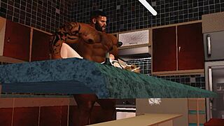 Duane Brown's maid savors her world's luckiest huge black cock ride