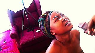 Nasty Ebony Gawslee's Big Bubble Ass Takes Monster Black Cock Deep