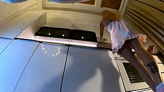 hey skinny slut, ready for your lesbian girlfriend's fake porn tease without panties?