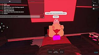 futanari with monster cock pounds big ass and tits of slut at nightclub