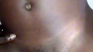 Horny ebony babe spreads wet pussy for big black cock quickie orgasm