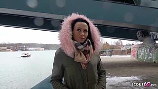 german scout picks up berlin teen fucks her raw on street