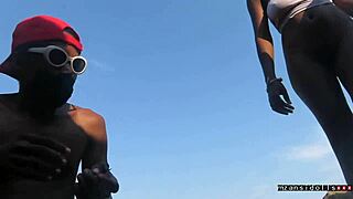 amateur couple bangs wet pussies beach vacation part 2