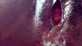 horny latina slut rams dildo in ass and pussy solo