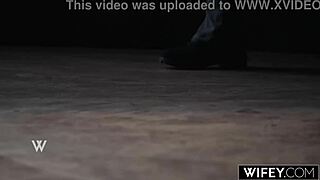 hey babe, watch your hotwife candice grip hubby's hand tight while she rides that monster bbc deep