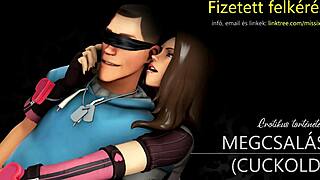 Hungarian cuckold jerks to erotic audio instructions from wife