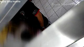 hey bruna silva got bareback pounded after the cuckold's party by the bull