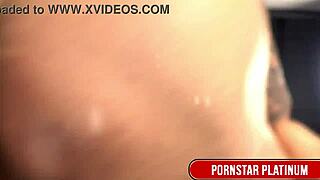 curvy latina bom bom bombshell with huge fake tits rides dildo closeup in homemade solo tease