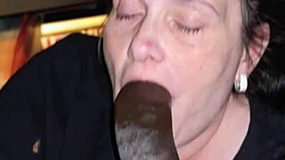 Stepmom's pro gumjob chokes stepson's cock with pink nails!