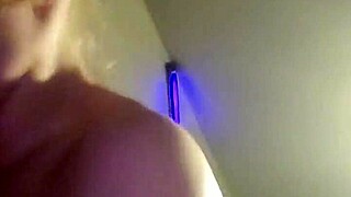 watch diamond tease casper's shaved monster cock up close before riding to a massive squirting orgasm with toys