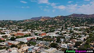 Whoa stepmom jumps in with stepson's girl for wild family orgasm fun 😏💦🔥