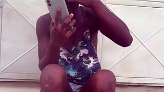 damn this crazybitch twerks clothes on then strips naked nonstop