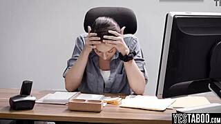 boss, your latina secretary milf needs that big dick after spying your wife