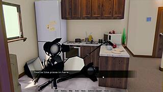 hentai teen's first cock kiss triggers premature cum explosion in game casting