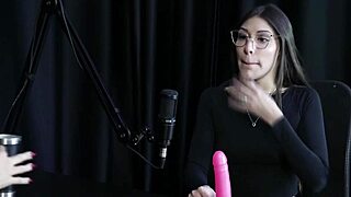 Safada melina khalifa spills putaria in sheer red lingerie interview