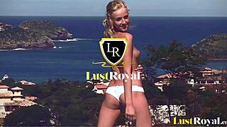 tattooed blonde reed squirts riding cock outdoors doggystyle