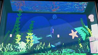 hentai teen's first cock kiss triggers premature cum explosion in game casting