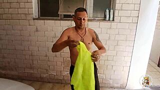 Brunette Milf Deepthroats Monster Cock by Pool Before Gaping Pussy