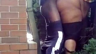 Fucking Thick Pastor's Wife's Wet Pussy Outside Church