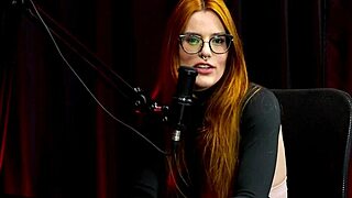 ruiva bella questions swing house with sheer red watch partner?