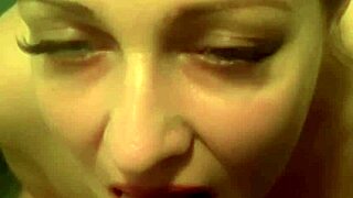 horny milf swettysvett deepthroats after sweaty bathroom workout