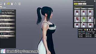 Kimochi Ai Shoujo hentai babe bent over for big ass doggystyle pounding