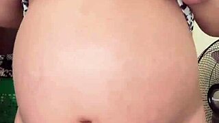 Horny Pregnant Arab Maid Fingers Hairy Pussy And Shows Big Tits Alone On Cam