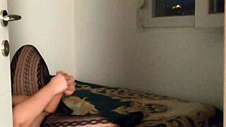 Whoa, caught you with that monster dildo in your tight pussy! 😲🍆