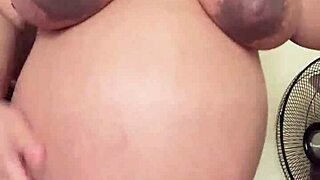 Horny Pregnant Arab Maid Fingers Hairy Pussy And Shows Big Tits Alone On Cam