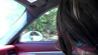 Aubry Babcock's Thrilling Turbo Ride Pussy Fingering Bliss