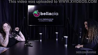 Charlottye's Best Private Chat Moments with Raphaela Savanah Part 2 in Sheer Red Lingerie