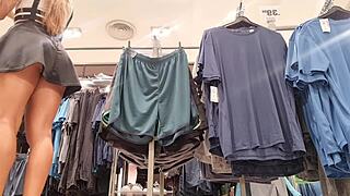 i can't resist fingering my super hot ass in the mall dressing room