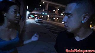 Bondage Ebony Teen Roughly Fucked Outdoor Gets Facial Finish