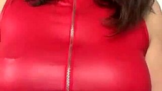 Curvy tattooed milf mistress trains submissive into total obedience with big tits domination