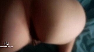 stepsister bets i cum in seconds from her juicy hands and big pussy lips