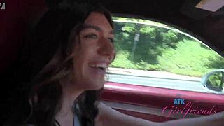 Aubry Babcock's Thrilling Turbo Ride Pussy Fingering Bliss