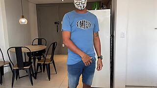 Called Friend to Pound Skinny Babe's Ass Then Wild DP Creampie