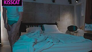 drunk step sister sneaks into step bro's bed for deepthroat facial after party rough fuck