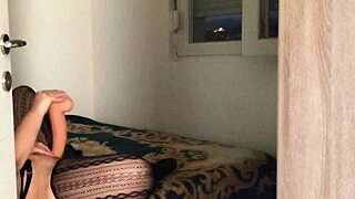 Whoa, caught you with that monster dildo in your tight pussy! 😲🍆