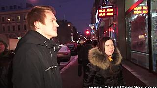 Casual teen vika rides cock hard in reverse pickup sex?