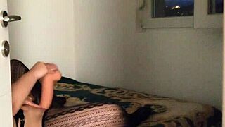 Whoa, caught you with that monster dildo in your tight pussy! 😲🍆