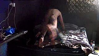 Así papi no pares, prima screams while I slap her ass!