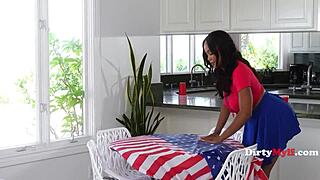 busty ebony stepmom smothers you with her face sitting domination lesson!